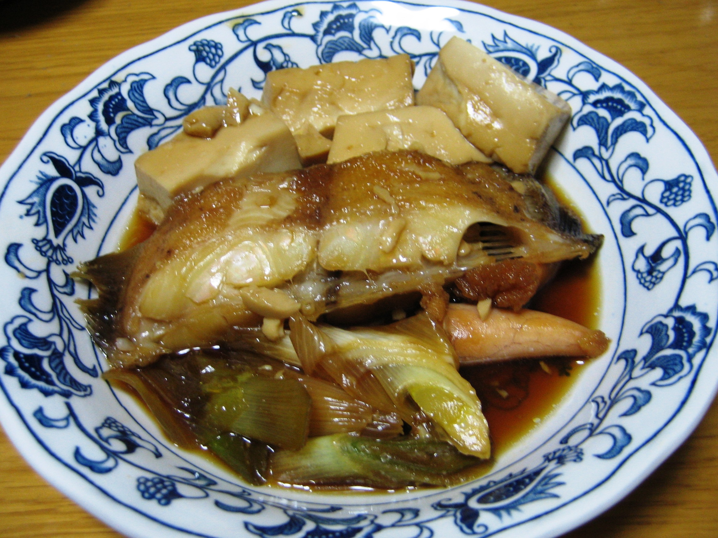 Boiled Flounder (Karei no nitsuke) Food in Japan