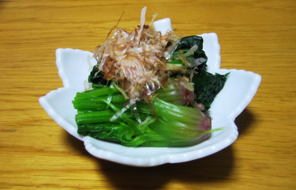 Simple spinach sald - Japanese Style