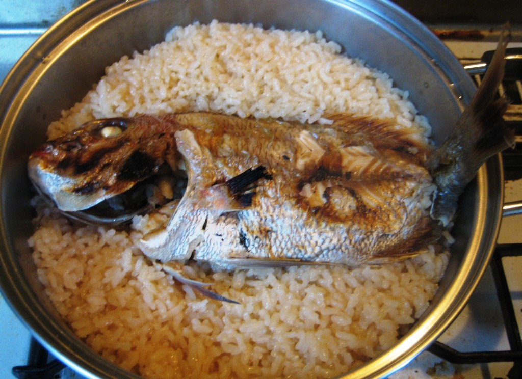 Japanese Taimeshi - Sea bream rice