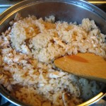 cooking Japanese sea bream rice