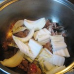 cooking sukiyaki