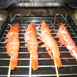 Japanese grilled prawn