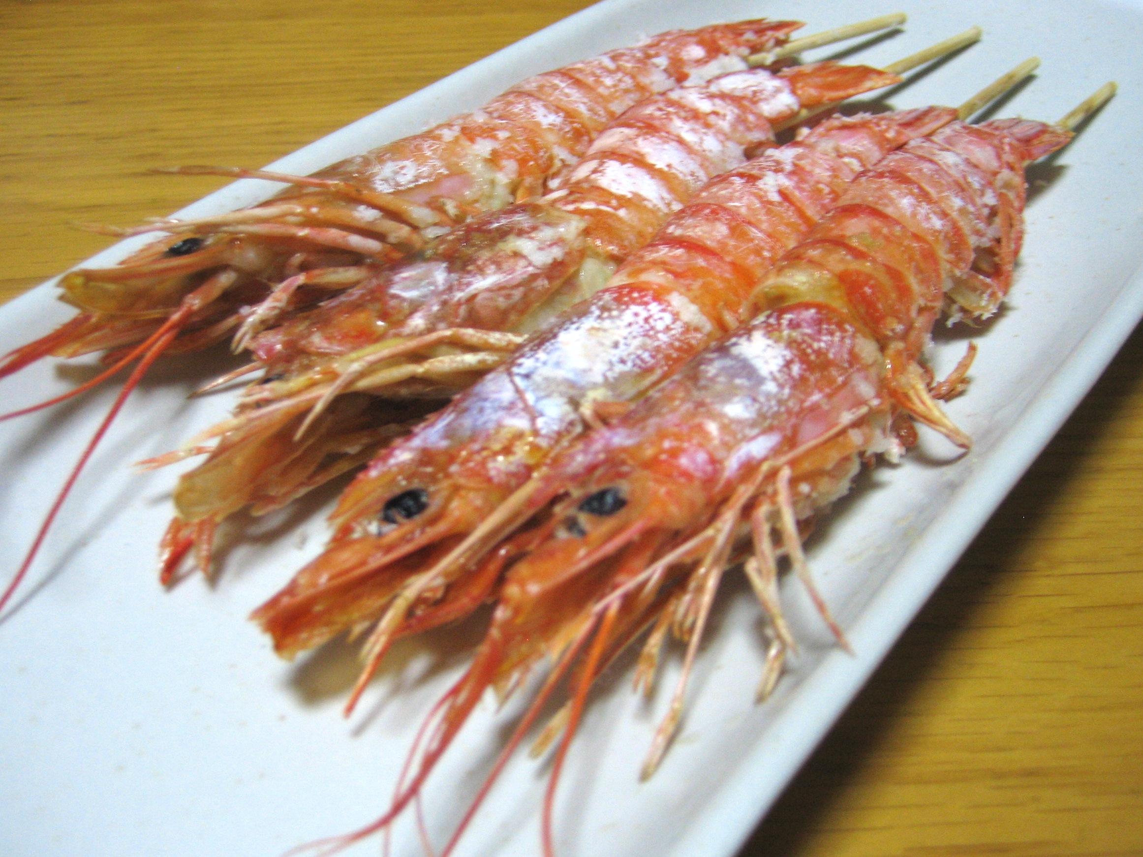 Grilled Prawn (Ebi no Shioyaki) Food in Japan