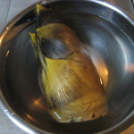 Boiled bamboo shoots