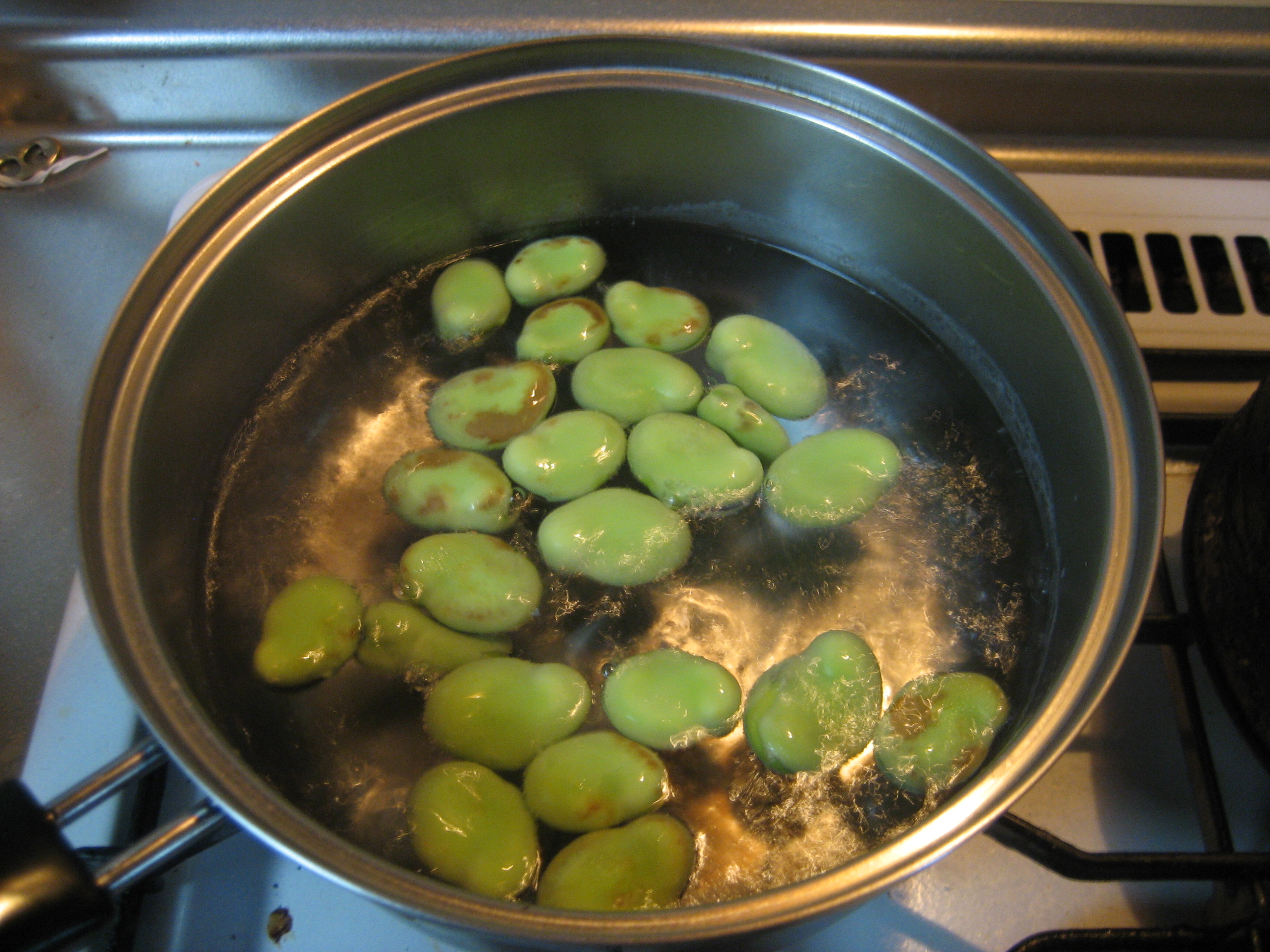 Boiled Broad Bean (Soramame) Food in Japan