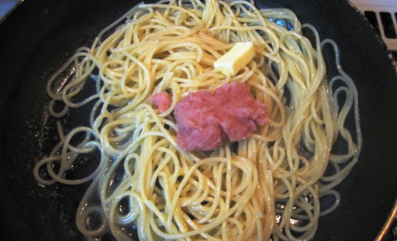 how to make tarako spaghetti