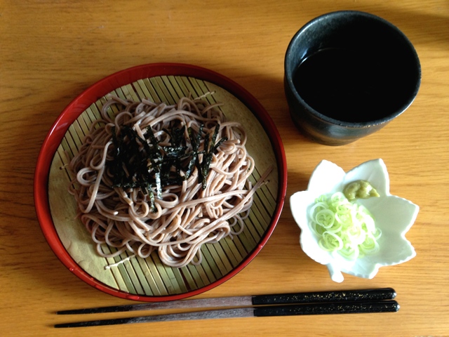 cold soba, zaru soba