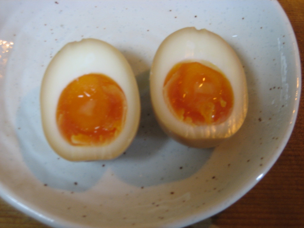 Soft Boiled Egg For Ramen Topping (Ajituke Tamago) Food in Japan